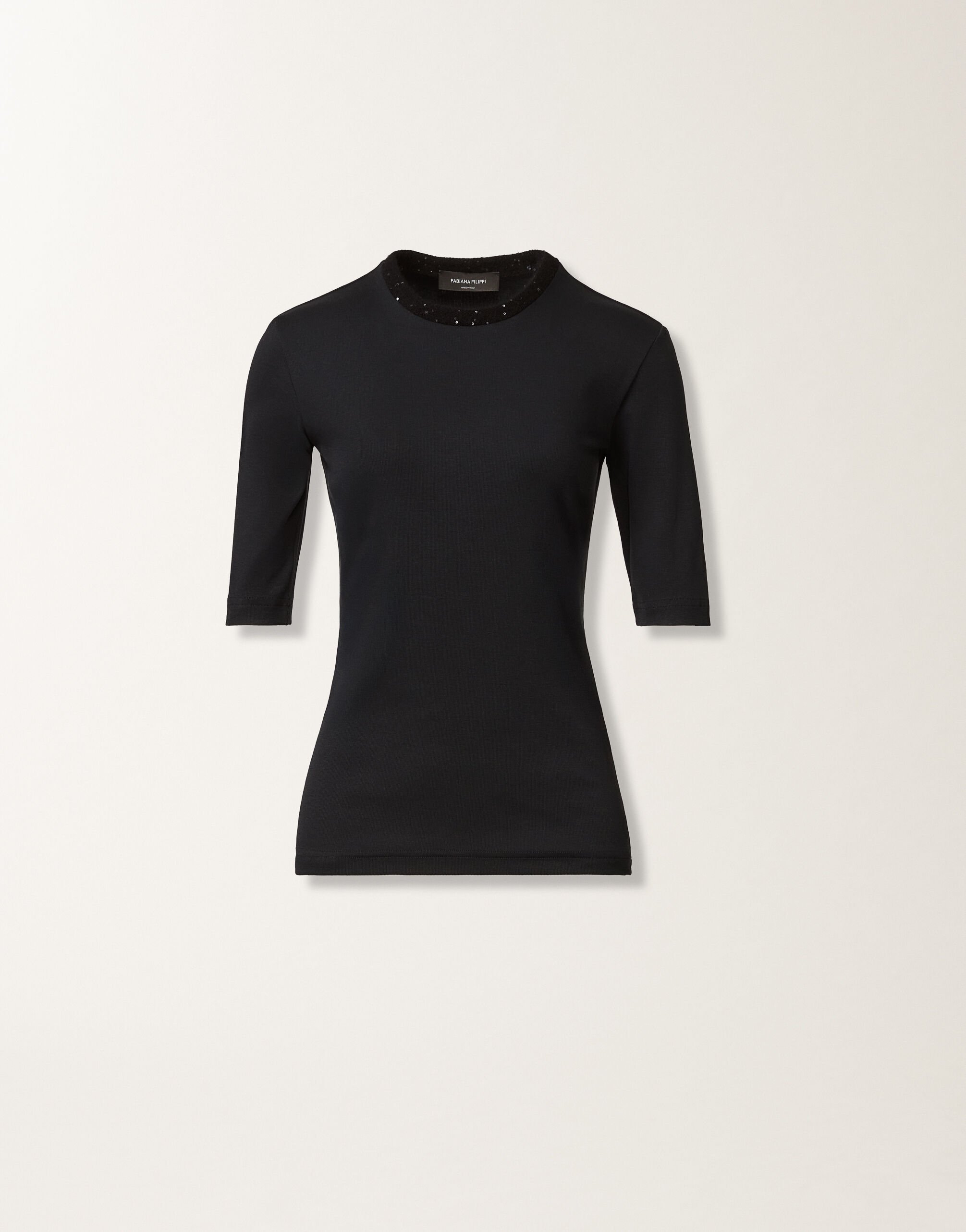 Fabiana Filippi T-shirt en jersey, bleu nuit BLEU JED215F129L5810000