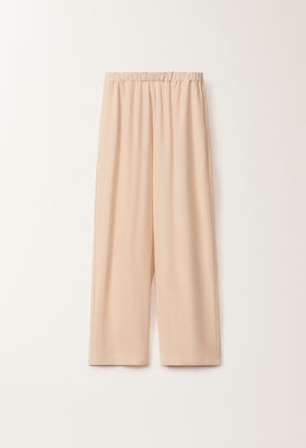 Fabiana Filippi Lange Hose Trevi aus Enver Satin, puderrosa WEISS CTD265F463L3020000