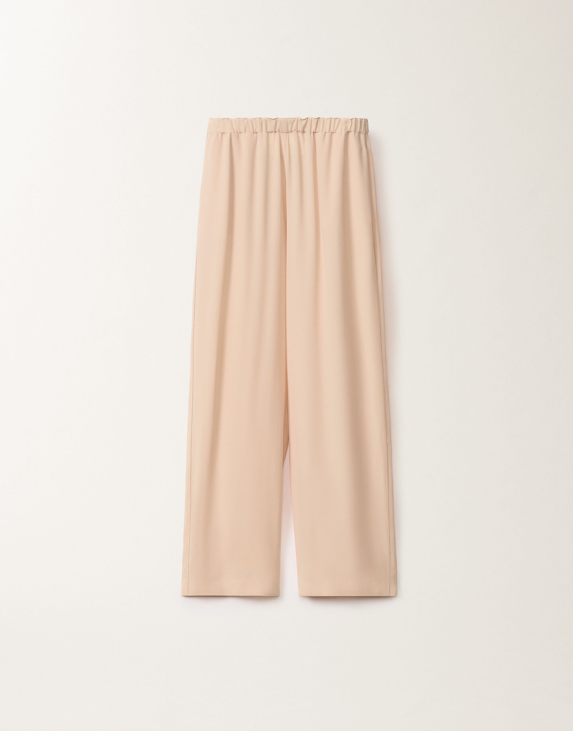 Fabiana Filippi Trevi longer envers satin trousers, dusty pink PINK PAD265F456L2880000