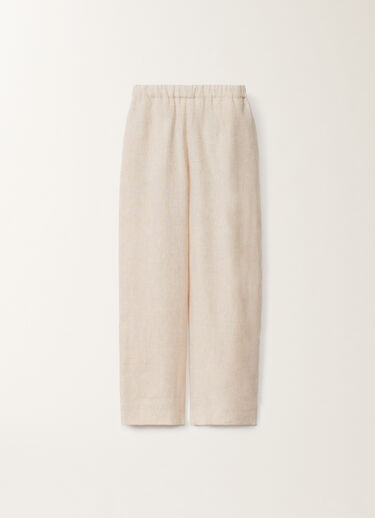 Fabiana Filippi Trevi linen canvas trousers, greige GREIGE PAD275F310D8350000