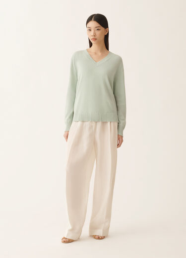 Fabiana Filippi Sweater in organic cotton, Ghirri green Ghirri Green MAD266F015L7340000