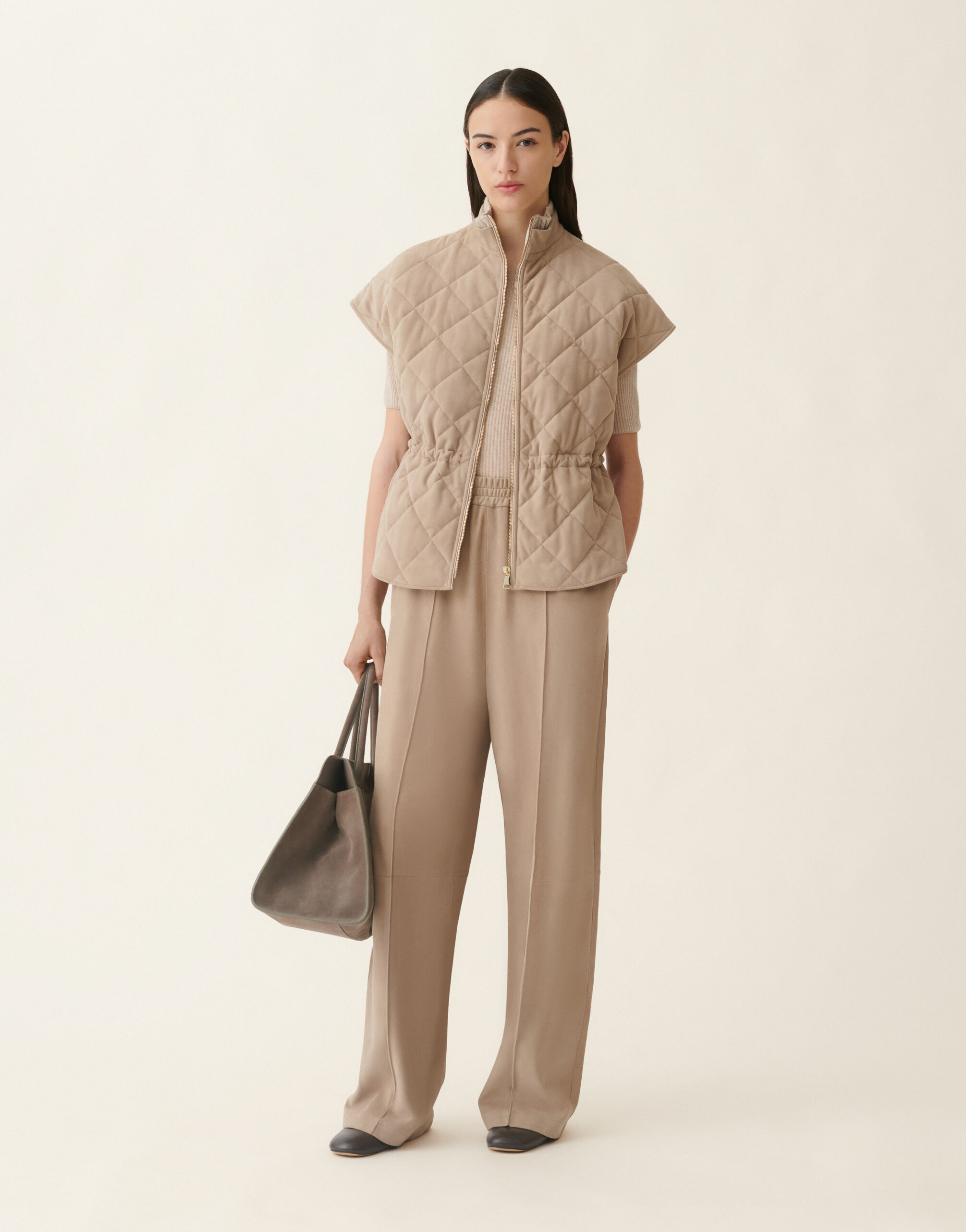 Fabiana Filippi Pantalon en daim, cachà Cachà PLD216F336M3560000