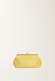 Fabiana Filippi Nappa leather clutch, cedar YELLOW BGD265A849L2120000