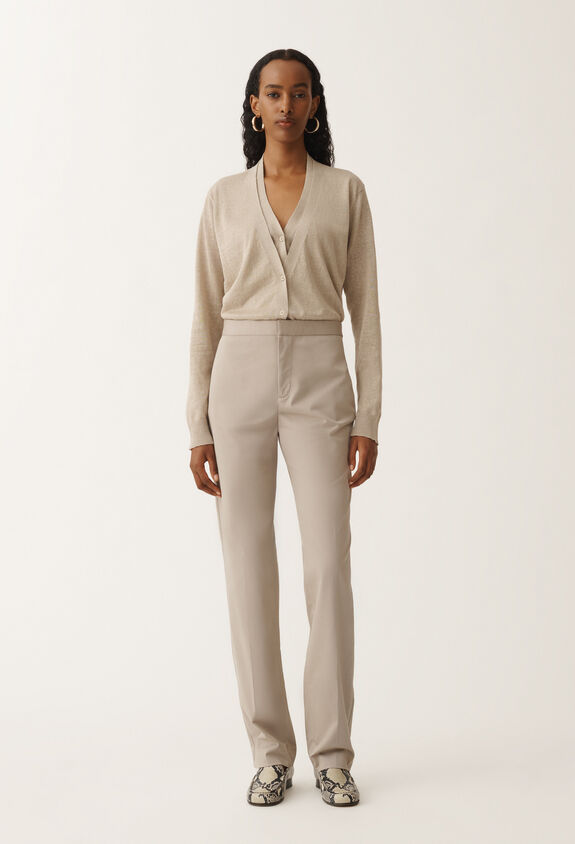 Fabiana Filippi コットン ギャバジン Montefalco パンツ（クレイ） クレイ PAD265F326L1920000