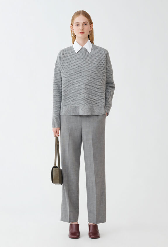 Fabiana Filippi Platinum sweater, rock grey GREY MAD224F526L0380000