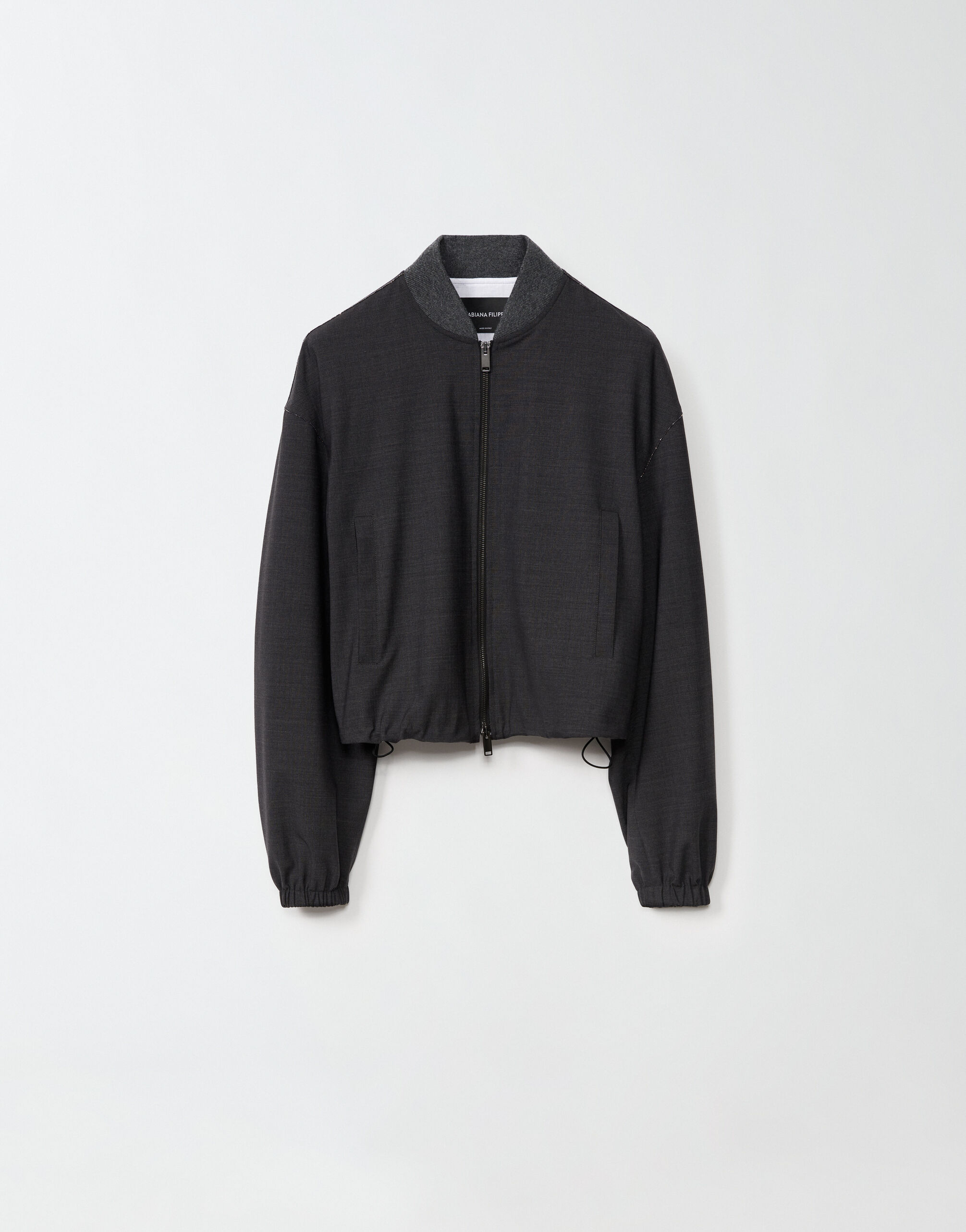 Charcoal grey bomber jacket 2025