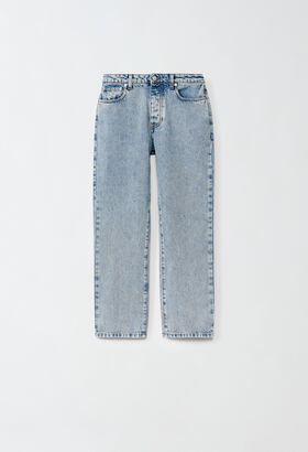 Fabiana Filippi Denim trousers, light marbled BLUE CTD275F255L3690000