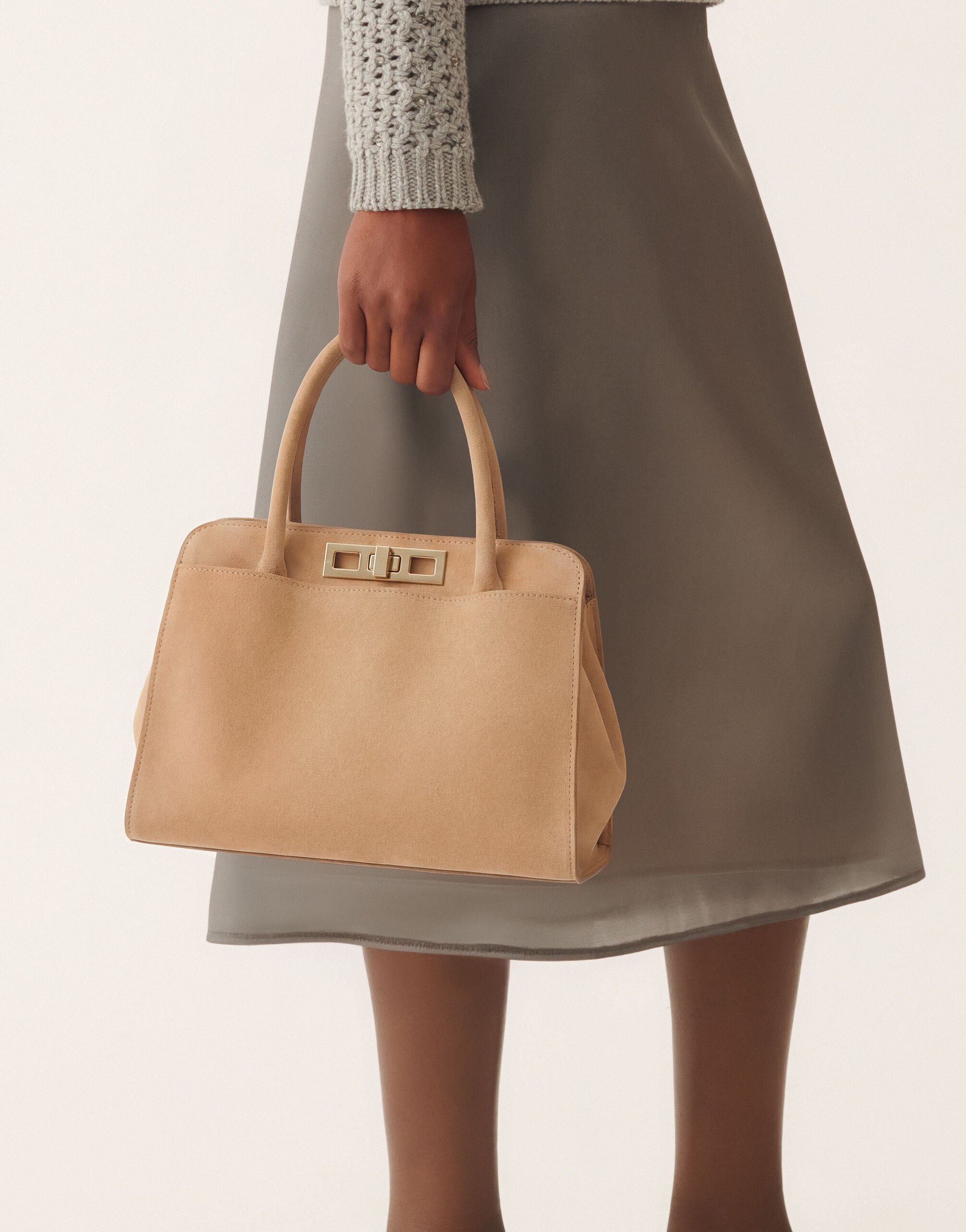 Suede handbag, rope Fabiana Filippi Suede handbag, rope ROPE BGD266A852M0000000