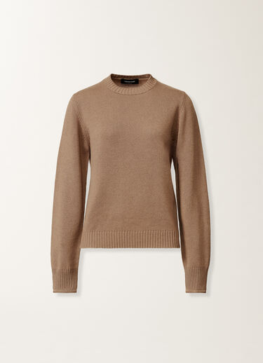 Fabiana Filippi Pullover in Platin, Rinde Braun MAD225F465L5170000