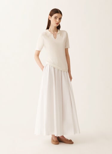 Polo in seta e cotone, rafia Fabiana Filippi Polo in seta e cotone, rafia RAFIA MAD276F465M2210000