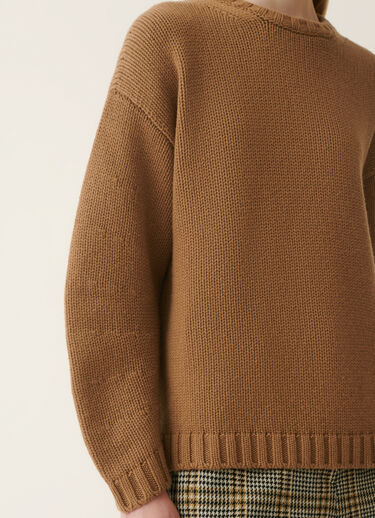 Platinum-Pullover mit Rundhalsausschnitt, Bast Fabiana Filippi Platinum-Pullover mit Rundhalsausschnitt, Bast Bast MAD226F016N1280000