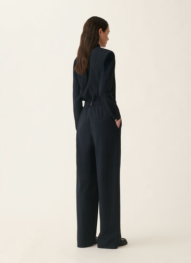 Pantalon Trevi en laine fraîche, bleu nuit Fabiana Filippi Pantalon Trevi en laine fraîche, bleu nuit Bleu nuit PAD216F456M2760000