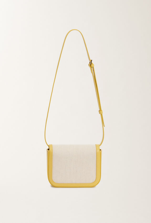 Fabiana Filippi Eclissi calfskin mini messenger bag, tan, cedar YELLOW BGD265A860L2150000