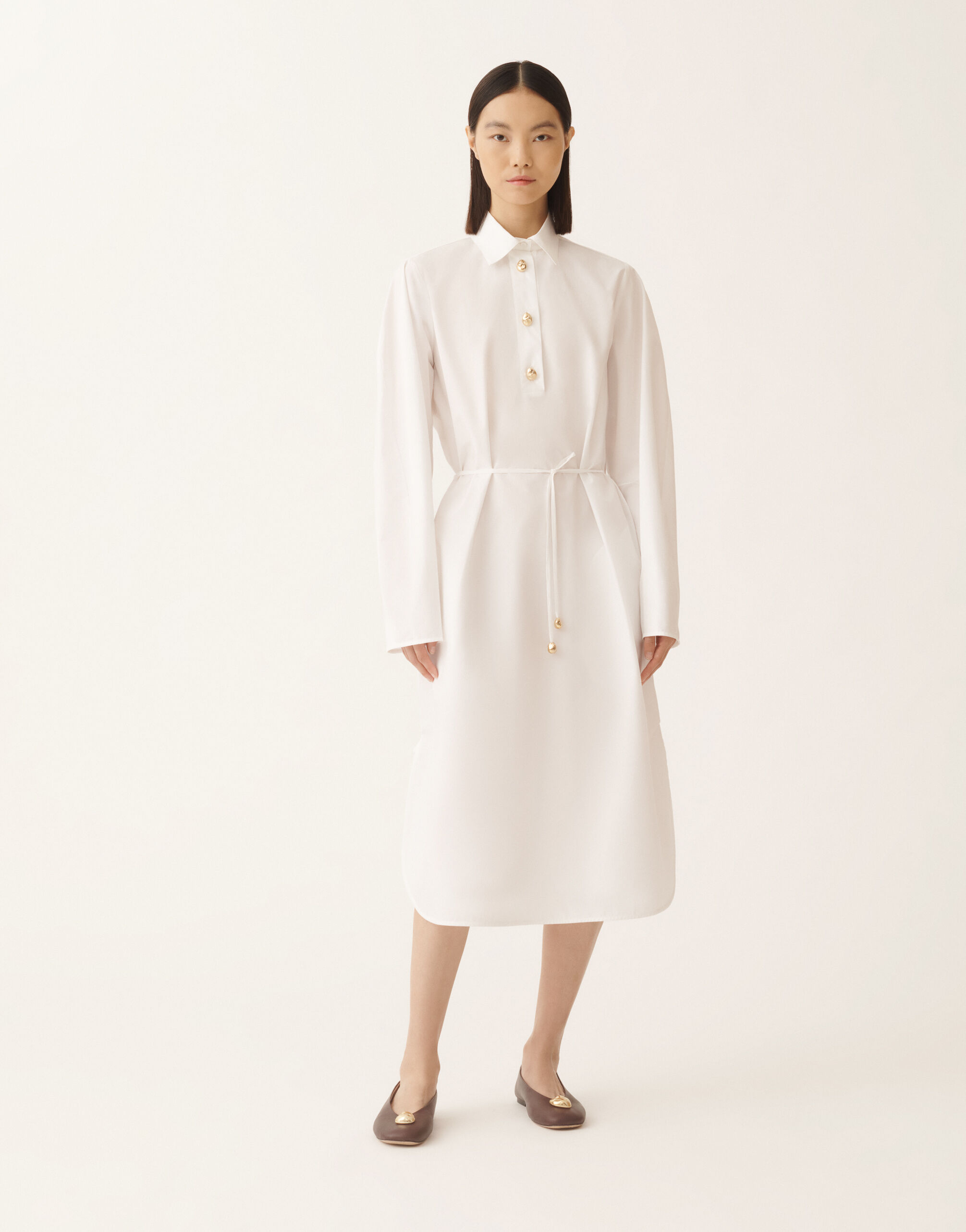 ワンピース FABIANA FILIPPI Woman Dress White ABD215F153D296 0142 レディースPoplin dress, optic white ドレス | Fabiana Filippi