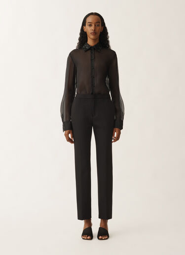Fabiana Filippi Montefalco scuba trousers, black BLACK PAD265F326D4320000