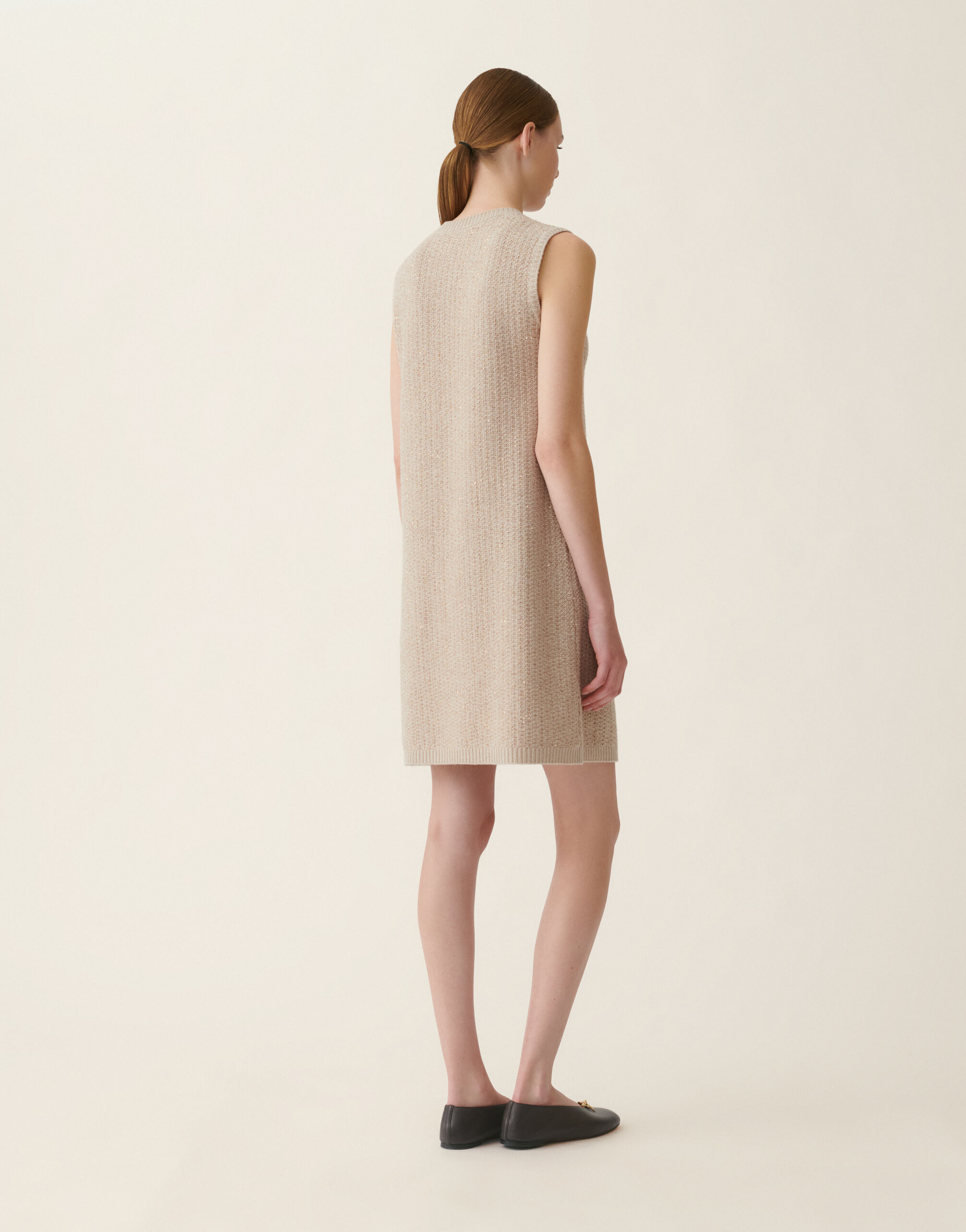 Fabiana Filippi Robe en Platinum et paillettes, cachà Cachà ABD216F380M3270000