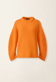 Fabiana Filippi Platinum crewneck sweater, vitamin orange Vitamine orange MAD226F016N1280000