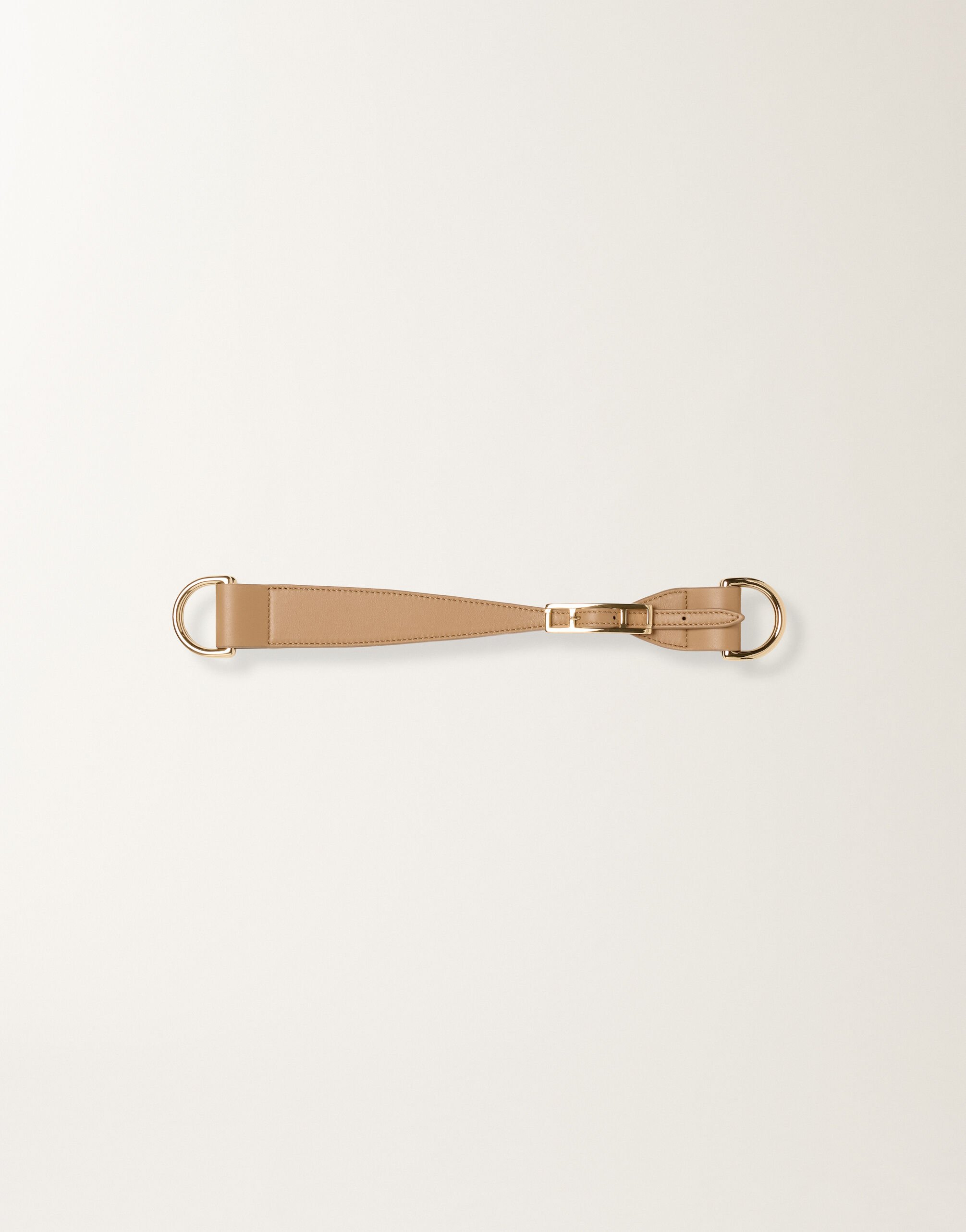 Fabiana Filippi Calf leather handle for scarf, maple ACER AAD276A933M0720000