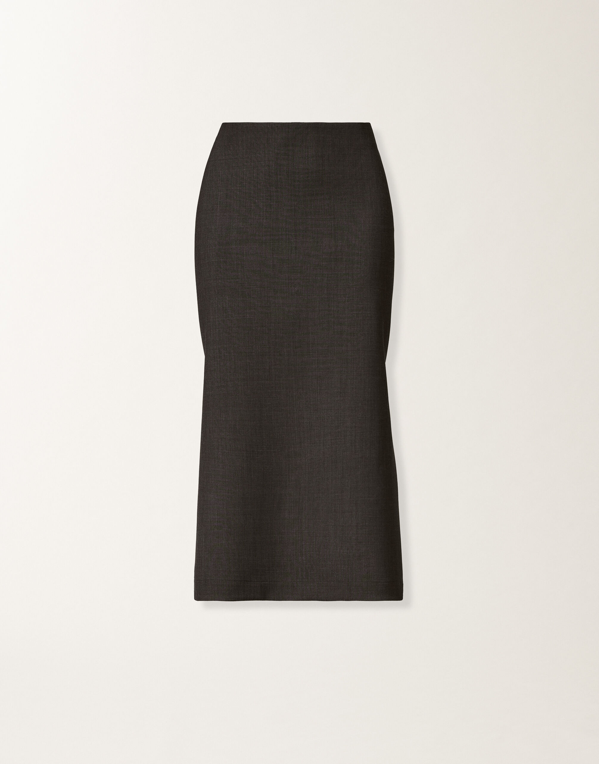 Fabiana Filippi Bi-stretch fresco wool skirt, slate Grey GND225F807L6120000
