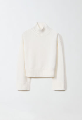 Fabiana Filippi Merino wool sweater, rafia GREY MAD224F015SK160000