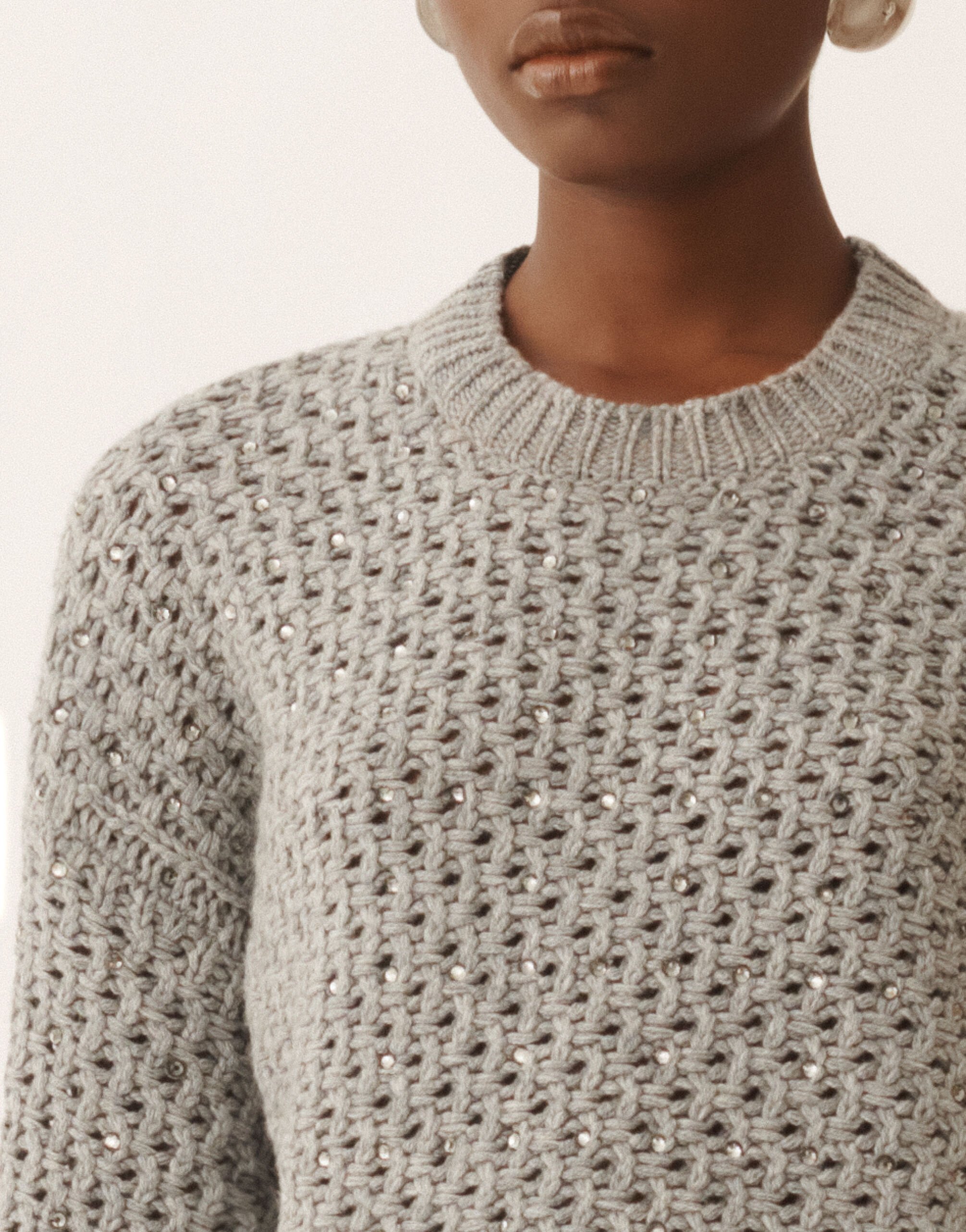 Platinum sweater, rock for Women | Fabiana Filippi®