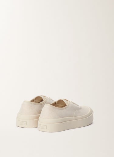 Fabiana Filippi Canvas and nappa leather sneakers, putty WHITE ASD265A961L2710000