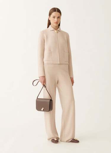 Fabiana Filippi Merino wool jacket, cream PINK GCD215F194D4620000