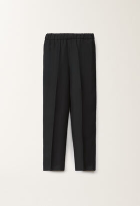 Fabiana Filippi Orvieto linen and viscose trousers, midnight blue BLUE PAD275F827D5440000