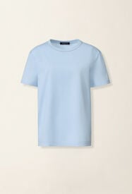 Fabiana Filippi Camiseta en jersey de algodón, azul claro Azul claro JED216F133L7960000