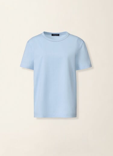 Fabiana Filippi Camiseta en jersey de algodón, azul claro Azul claro JED216F133L7960000