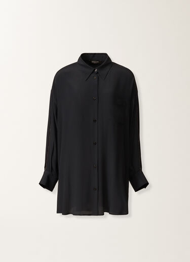 Fabiana Filippi Camicia in crepe de chine, blu notte Blu CAD266F301L7750000