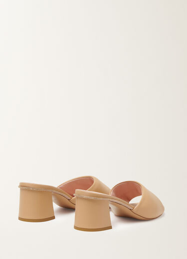 Fabiana Filippi Mules aus Nappaleder, Ahorn Beige ASD266A847M0140000