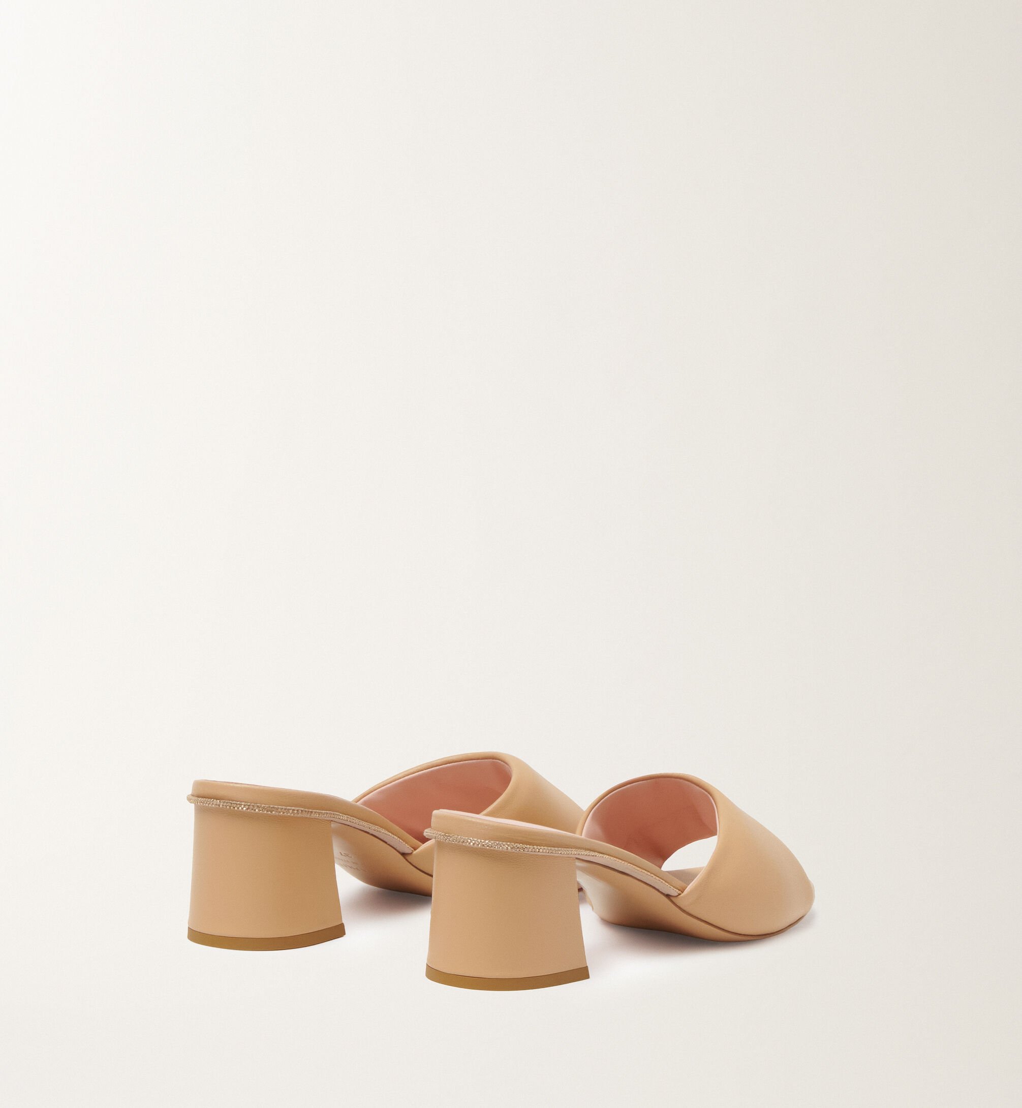 Fabiana Filippi Mules aus Nappaleder, Ahorn Beige ASD266A847M0140000