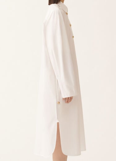 Fabiana Filippi Poplin-Kleid, optisches Weiß Weiß ABD215F174D6500000