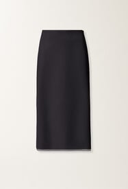 Fabiana Filippi Gonna midi in tecno tailoring, blu notte Blu Notte GND266F406L7810000