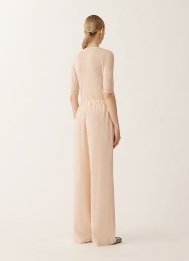 Fabiana Filippi Trevi longer envers satin trousers, dusty pink PINK PAD265F456L2880000