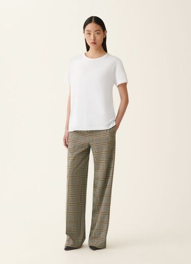 Cotton jersey T-shirt, optic white Fabiana Filippi Cotton jersey T-shirt, optic white Optic white JED216F133L7960000