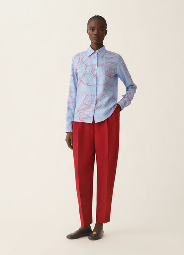Fabiana Filippi Camicia in twill di seta, azzurro Azzurro CAD216F233M3070000