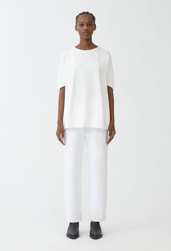 Fabiana Filippi T-Shirt aus Jersey, Weiß Weiß JED264F100I8470000