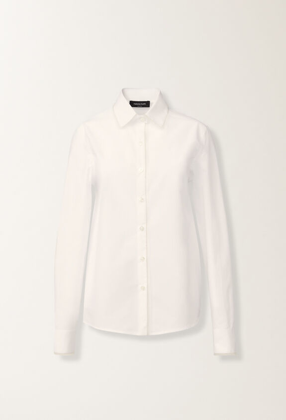 Fabiana Filippi Poplin shirt, white WHITE CAD215F233L5820000
