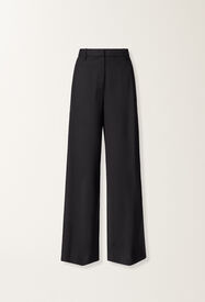 Fabiana Filippi Spoleto trousers in bi-stretch fresco wool, midnight blue Blue PAD225F307L6710000