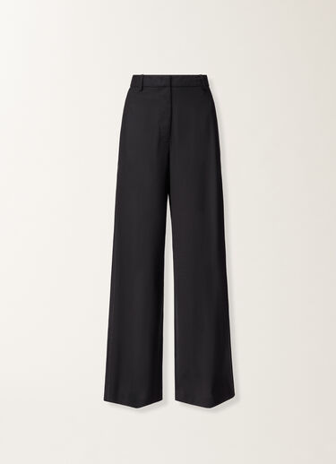 Fabiana Filippi Spoleto trousers in bi-stretch fresco wool, midnight blue Blue PAD225F307L6710000