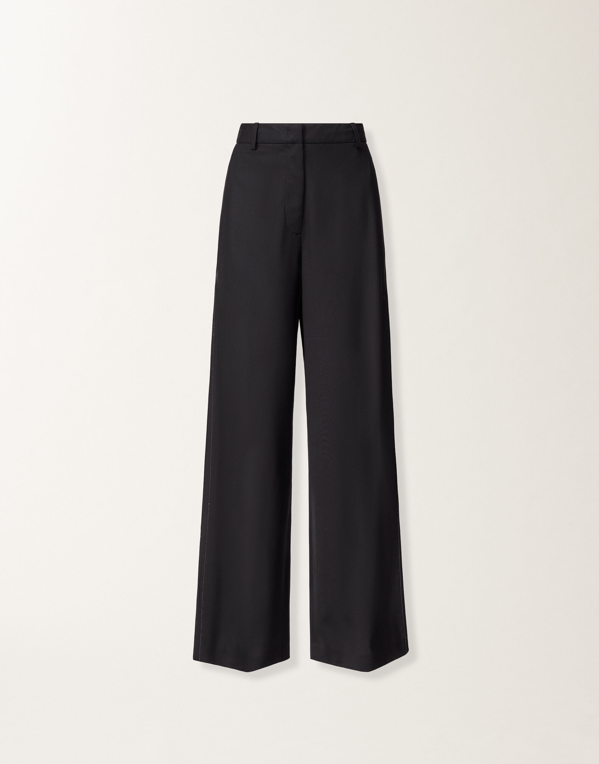 Fabiana Filippi Spoleto trousers in bi-stretch fresco wool, midnight blue Blue PAD225F307L6710000
