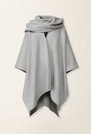 Fabiana Filippi Cape aus Donegal-Garn mit Lurex, granit Granit SAD216A907M5370000