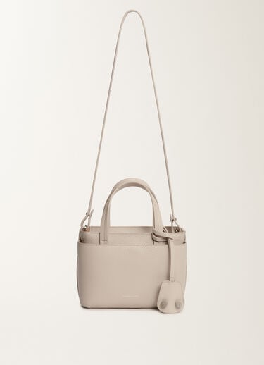 Fabiana Filippi Medium grained leather handbag, marble GREY BGD215A861L8040000