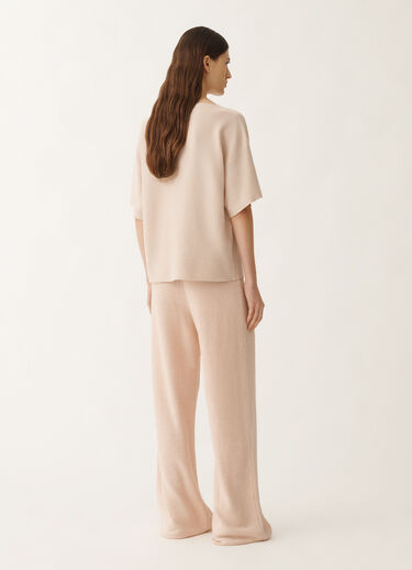 Fabiana Filippi Cotton and lurex sweater, dusty pink PINK MAD265F097L2330000