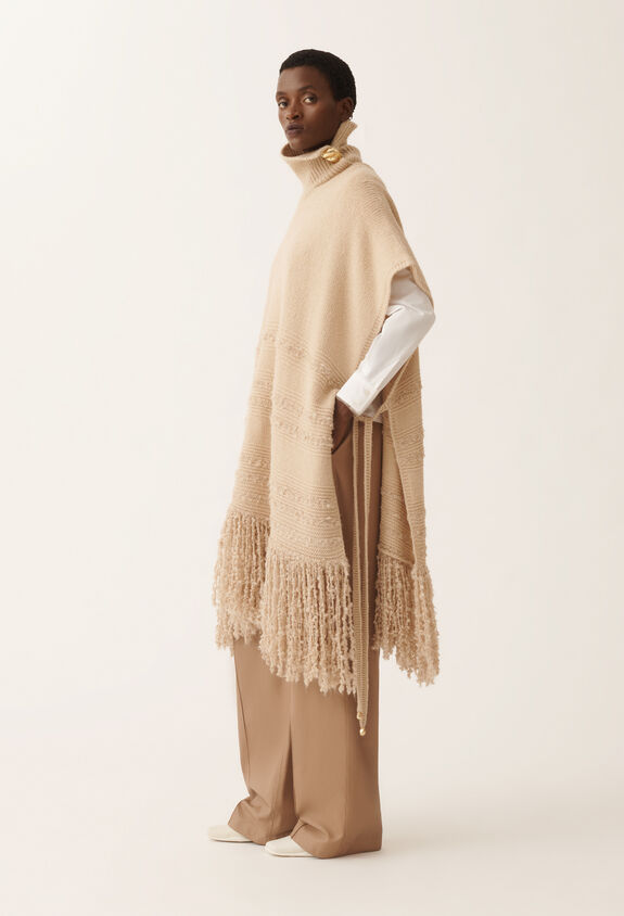 Fabiana Filippi Camel cape, albino BROWN MAD215F118L5010000