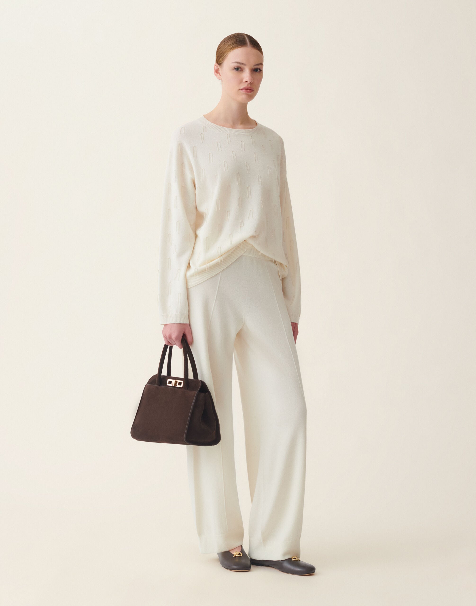 Fabiana Filippi Platinum sweater, raffia Raffia MAD216F395M2810000