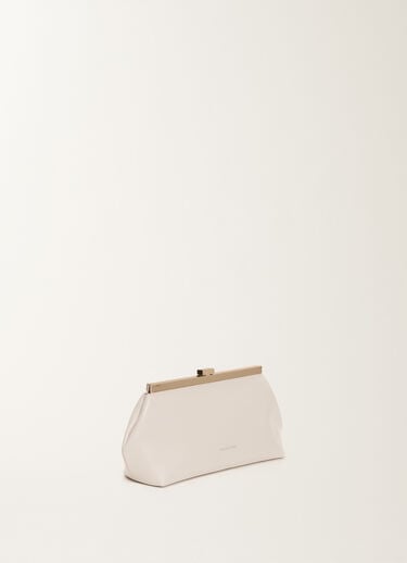 Fabiana Filippi Nappa leather clutch, butter BUTTER BGD265A849L2120000