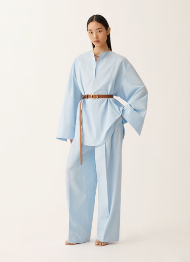 Fabiana Filippi Sky blue poplin shirt SKY BLUE CAD276F756M1290000